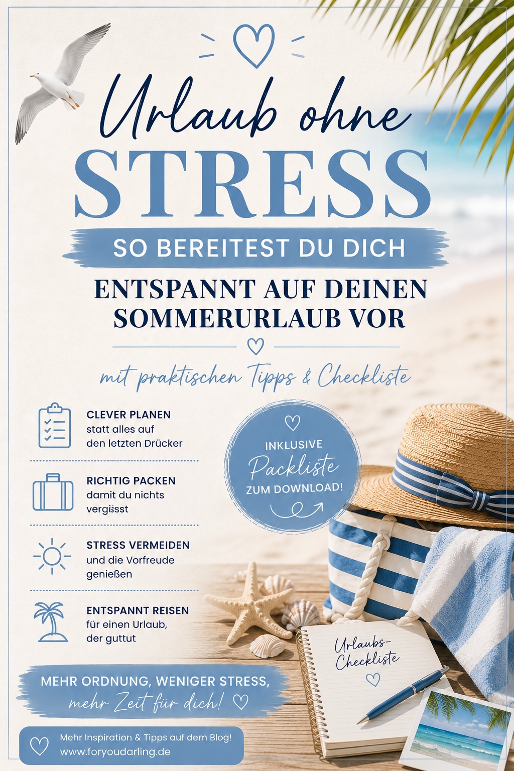 Urlaub ohne Stress – Warum eine Packliste der Schlüssel zu einer entspannten Reise ist